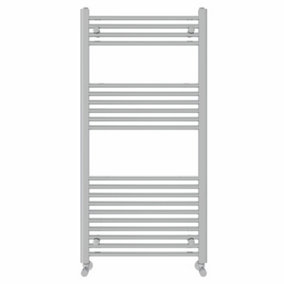 NRG 1200x600 mm Straight Heated Towel Rail Radiator Bathroom Ladder Warmer Chrome