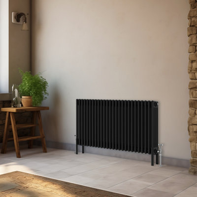 NRG 600x1190 mm Horizontal Traditional 4 Column Cast Iron Style ...