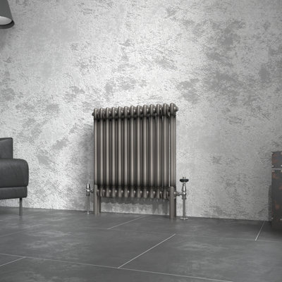 NRG 600x605 mm Horizontal Traditional 2 Column Cast Iron Style Radiator ...