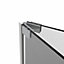 NRG 6mm Toughened Safety Glass Bi-Fold Door Shower Enclosure Screen - 1900x760mm Chrome