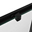 NRG 6mm Toughened Safety Glass Shower Enclosure Sliding Door - 1900x1000mm Black