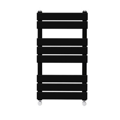 NRG 800x450 Mm Flat Panel Heated Towel Rail Radiator Bathroom Ladder ...