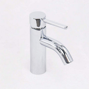NRG Mono Chrome Basin Sink Mixer Tap Modern Bathroom Lever Faucet