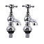 NRG Traditional Twin Hot and Cold Basin Sink Taps Bathroom Cross Handle