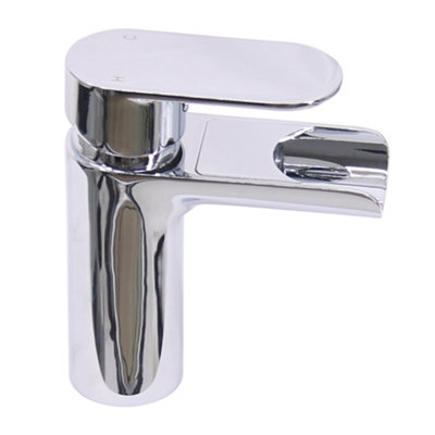 NRG Waterfall Basin Sink Mixer Tap Chrome Bathroom Lever Faucet