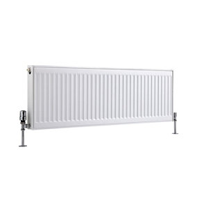 NRG White Type 21 Double Panel Single Convector Radiator Central Heating Rad - (H)400 x (W)1200mm