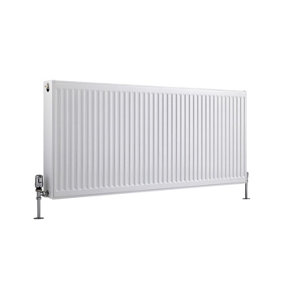 NRG White Type 22 Double Panel Double Convector Radiator Central Heating Rad - (H)600 x (W)1400mm