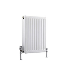 NRG White Type 22 Double Panel Double Convector Radiator Central Heating Rad - (H)600 x (W)400mm