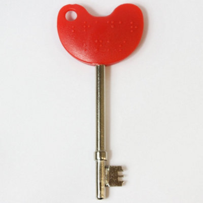 NRS Healthcare National Key Scheme Key With Red Handle