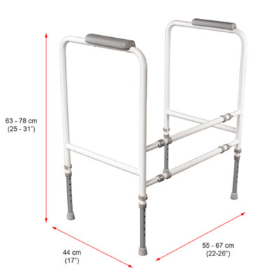 NRS Healthcare NRS Economy Flat Pack Toilet Frame Mk2