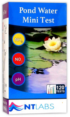 NT LABS FISH POND WATER MINI TEST KIT HEALTH CHECK PH NO2 NITRITE ...