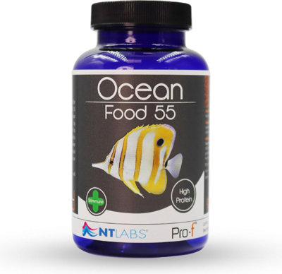 NT LABS OCEAN FOOD 55 MARINE CORAL REEF GRANULAR FISH TANK SINKING ...