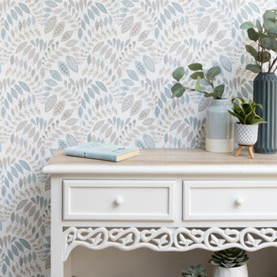 Nu Wallpaper Gustavus Self Adhesive Wallpaper 5.49m(L) 52.07cm(W)