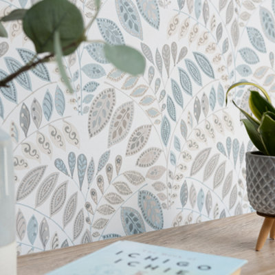 Nu Wallpaper Gustavus Self Adhesive Wallpaper 5.49m(L) 52.07cm(W)