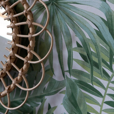 Nu Wallpaper Maui Green Self Adhesive Wallpaper 5.49m(L) 52.07cm(W)