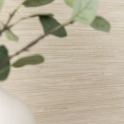 Nu Wallpaper Tibetan Grasscloth Cream Self Adhesive Wallpaper 5.49m(L) 52.07cm(W)