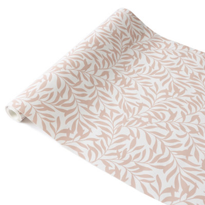 Nu Wallpaper Wisley Terracotta Self Adhesive Wallpaper 5.49m(L) 52.07cm(W)