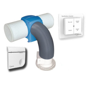 Nuaire Dri-Eco-Heat-HC Package Dri-eco-heat, 4 way switch & Humidity Sensor