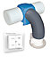 Nuaire Dri-Eco-Heat-HC Positive Input Ventilation and 4 Way Switch Package