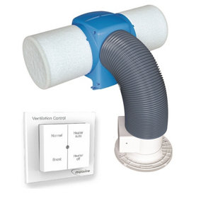 Nuaire Dri-Eco-Heat-HC Positive Input Ventilation and 4 Way Switch Package