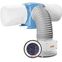 Nuaire Drimaster Dri-Eco-Heat HCS - Condensation Ventilation Loft Unit - with Hygrometer Bundle (Without Rf Control Functionality)