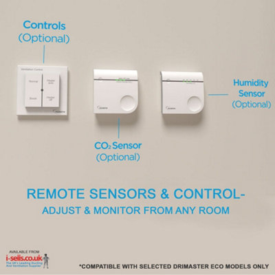 Nuaire Drimaster Eco HEAT Condensation Control PIV Bundle for Lofts with Hygrometer - 5