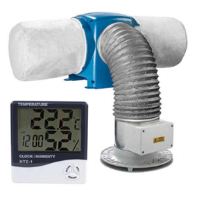 Nuaire Drimaster Eco Heat HC Positive Input Ventilation Unit With Integral 400W Heater