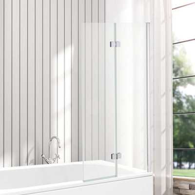 Nuie Square Block Framed Bath Screen