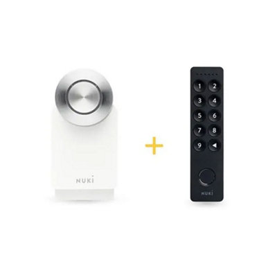 Nuki Smart Lock 3 Pro White + Nuki Keypad 2 Bundle