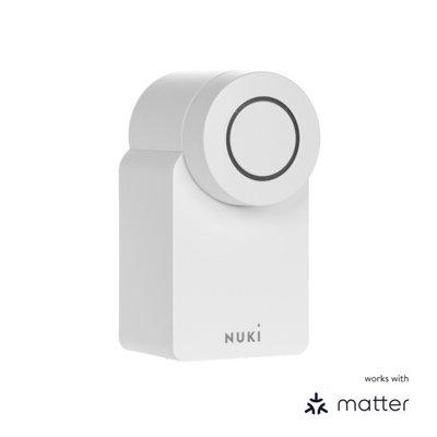Nuki Smart Lock 4th Generation - Euro Cylinder Profile Keyless Smart Door Lock - White Price Comparisons | Compare The Build