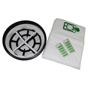 Numatic 12" Microfibre Cloth Filter and 10 x Microfibre Vacuum Cleaner Bags with Air Fresheners by Ufixt