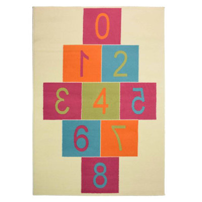 Number Design Kids Rug - Texas