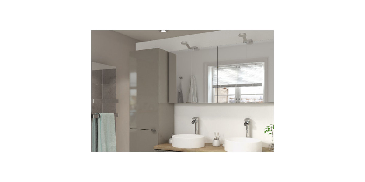 How to put up a bathroom mirror Bathroom