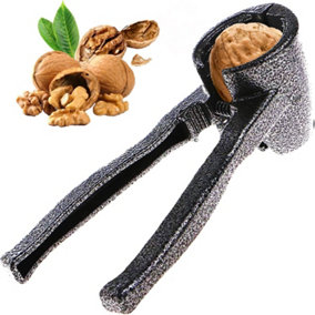 Nut Cracker Splitter Metal Tool Heavy Duty Non Slip Handle Crack Nuts Easily