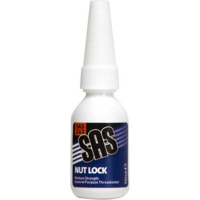 Nut Lock Medium Strength 10ml SAS243/5 Pack of 5 SAS