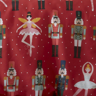 Nutcracker Festive Character Print Duvet Cover Set