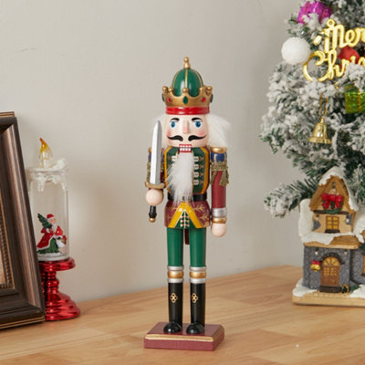Nutcracker Soldier Figurine Christmas Decoration Xmas Ornament H 30 cm Price Comparisons | Compare The Build