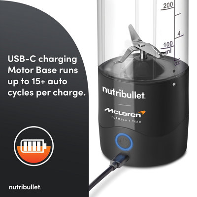 nutribullet x McLaren Mastercard F1 Team Portable Blender - Grey