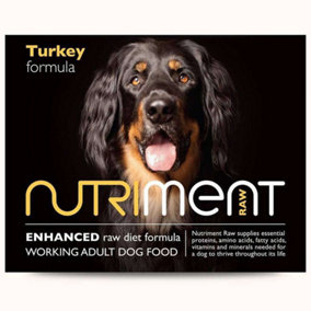 Nutriment Adult Working Dog Turkey Formula 500g