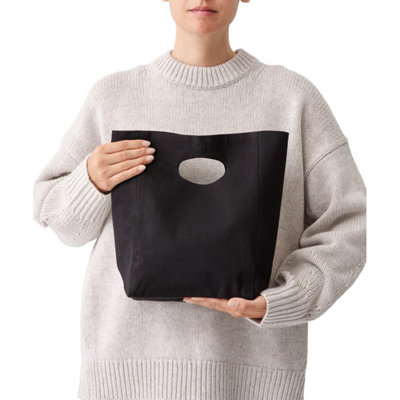 Nutshell Premium Recycled Lunch Bag Black (One Size)