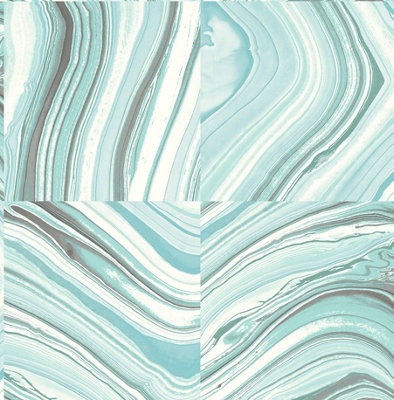 NuWallpaper NU2080 Metamorphic Peel & Stick Wallpaper, Blue