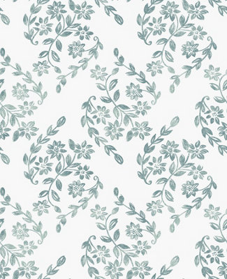 NuWallpaper NUS3545 Pomfret Textured Peel & Stick Wallpaper, Teal