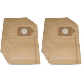 NVM-1CH Vacuum Cleaner Paper Dust Bags (Pack Of 20) by Ufixt