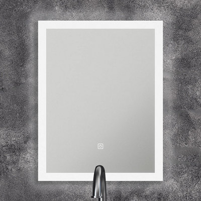 NxtGen Colorado LED 390x500mm Illuminated Bathroom Mirror with Touch Sensitive On/Off Switch