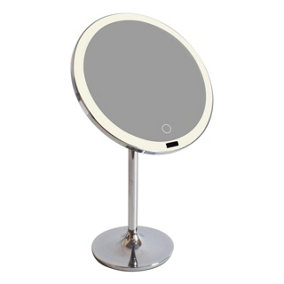 NxtGen Iowa LED Illuminated Portable Vanity Mirror Rechargeable