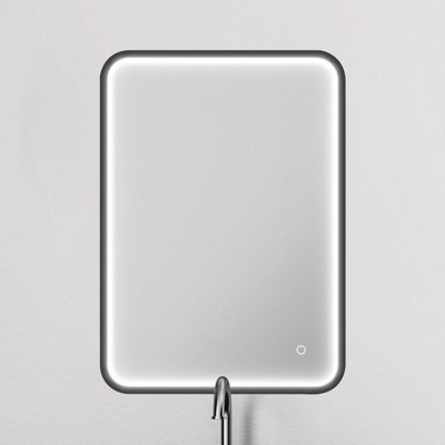 NxtGen Missouri LED 500x700mm Illuminated Bathroom Mirror with Demist Pad DIY at B&Q