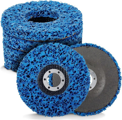 Nylon Fiber Flap Discs,10 Pack Stripping Discs for Angle Grinder,115mm ...