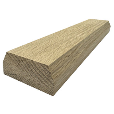 Oak Baserail TBR 2.4m No Groove UK Manufactured Traditional Products Ltd