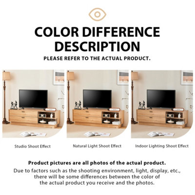 2枚セットThe ROOM10th AnniversaryOlive/Brown Elm Home And Garden Solid Dark Brown Wood Tv Video Unit 4