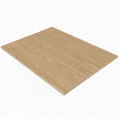 Oak Faced Veneered MDF Board - 1220x610mm (4x2ft)